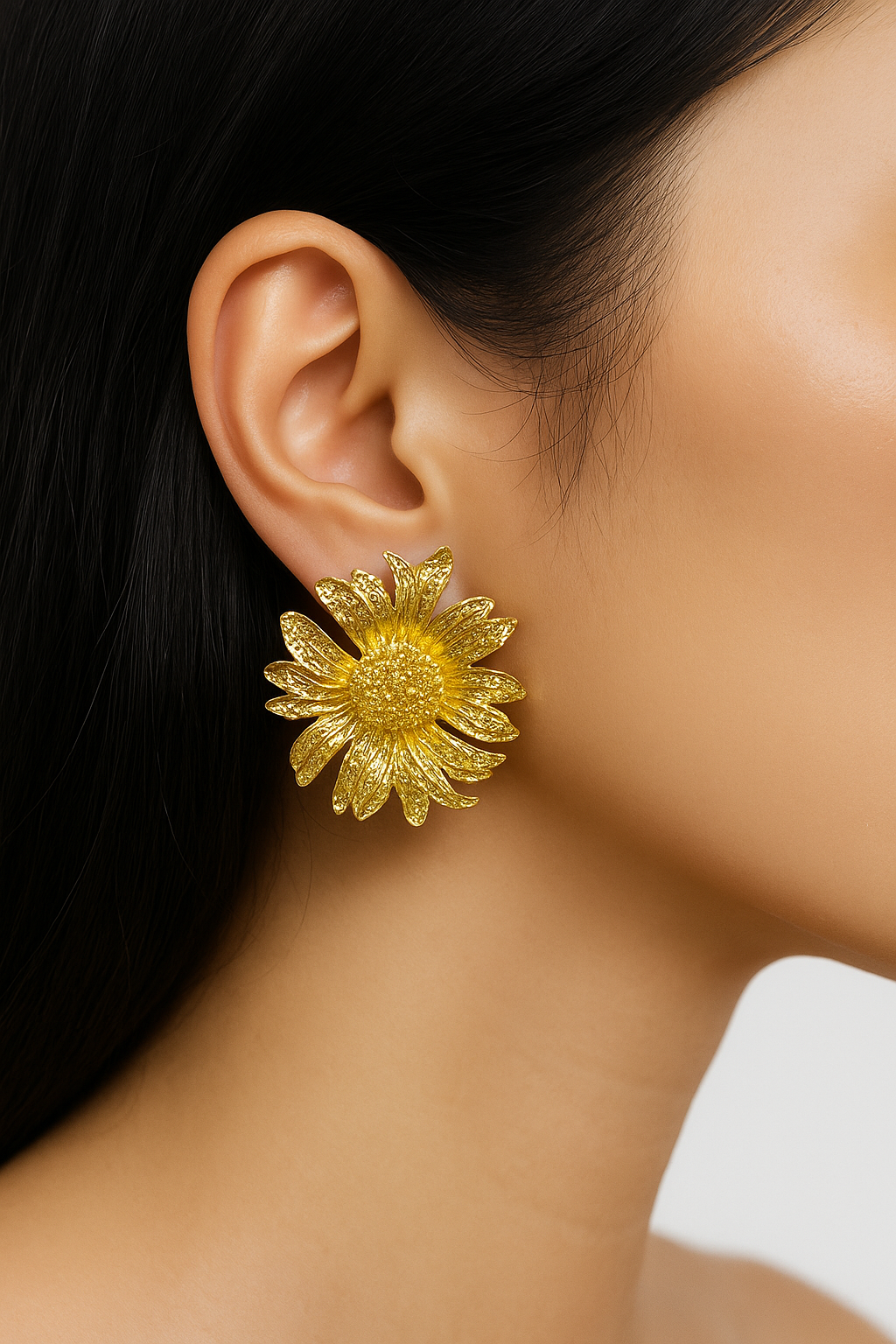 Sunburst Flower Earrings