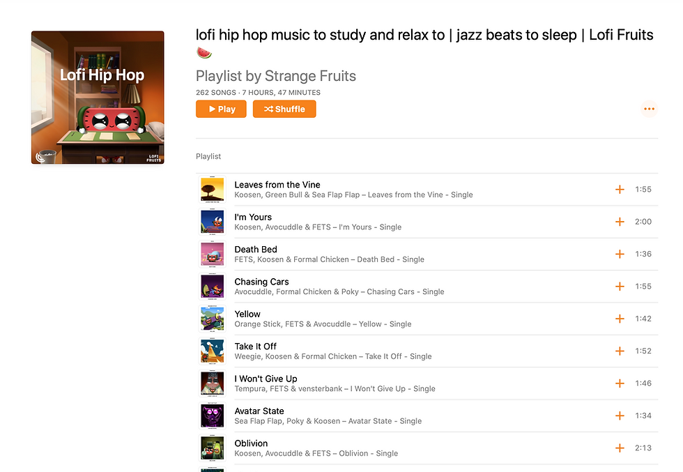 Melhor playlist para estudar