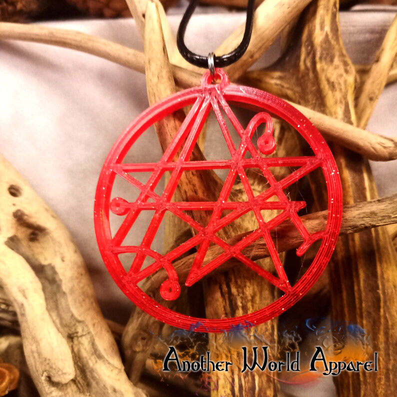 Thumbnail: Necronomicon Pendant and necklace