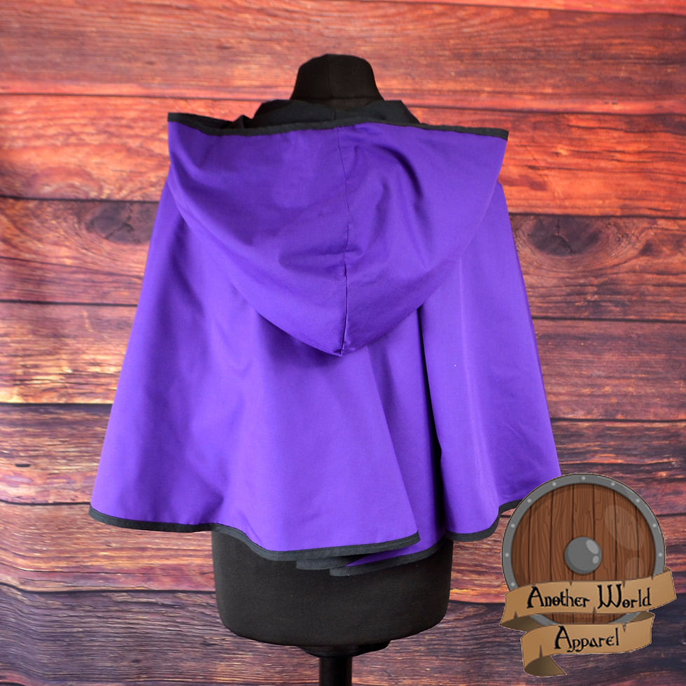 Thumbnail: Kindred Cape - Purple with Celtic Pentagram Design