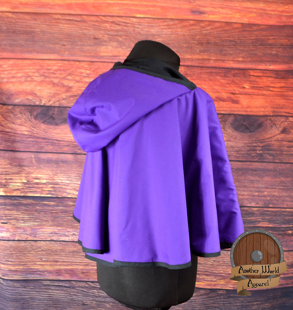 Thumbnail: Kindred Cape - Purple with Celtic Pentagram Design