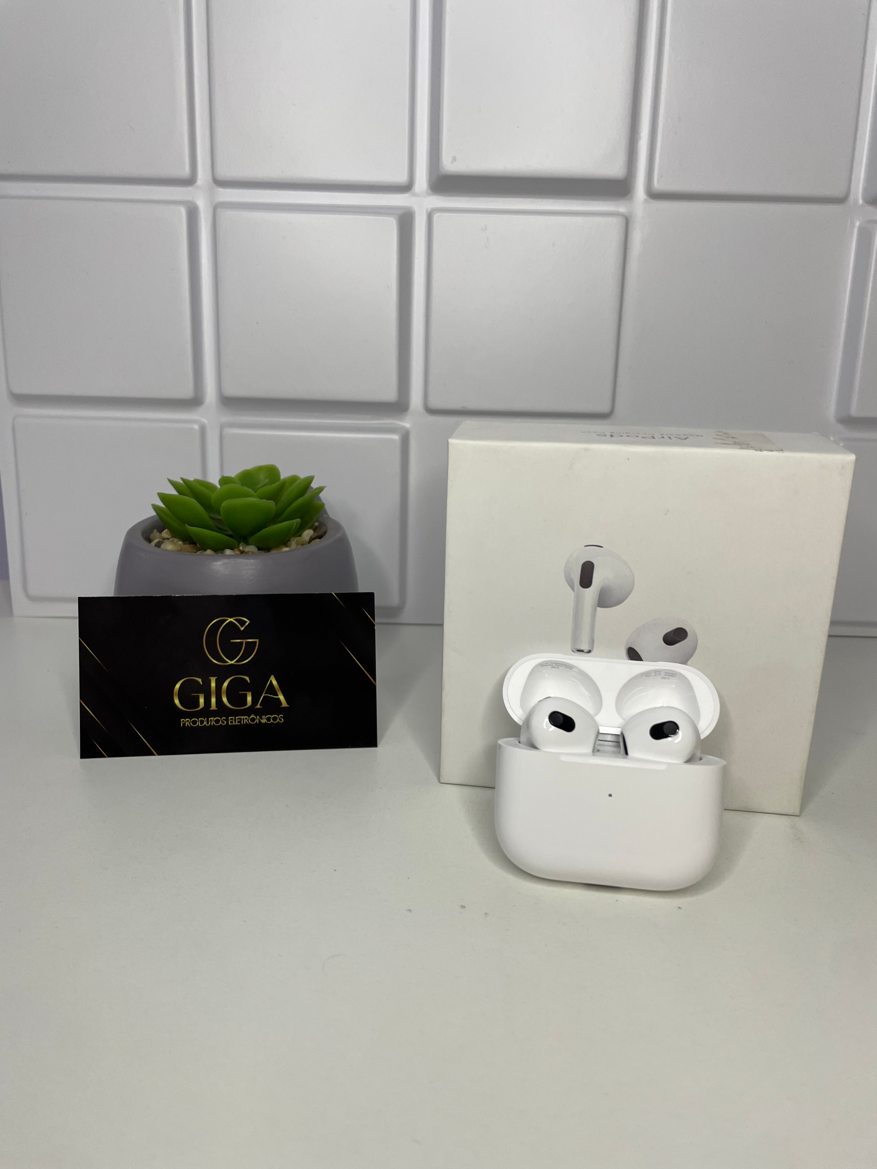 Fone sem fio airpods pro primeira linha c/ borracha