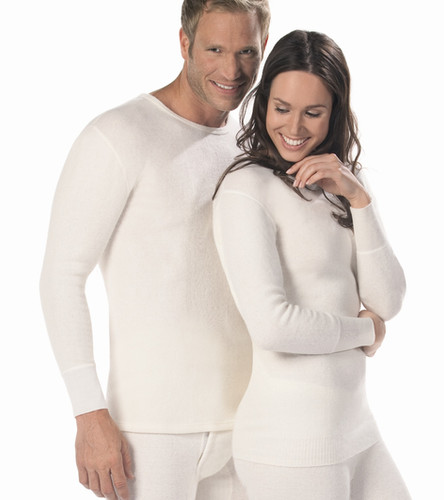 Medima Herren Achselshirt Angora 20 - Langarm Ohne Nähte