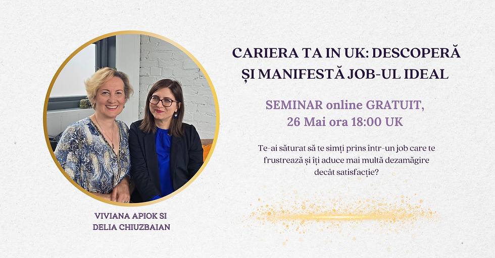Cariera ta în UK: Descoperă-ți cariera și manifestă-ți jobul ideal