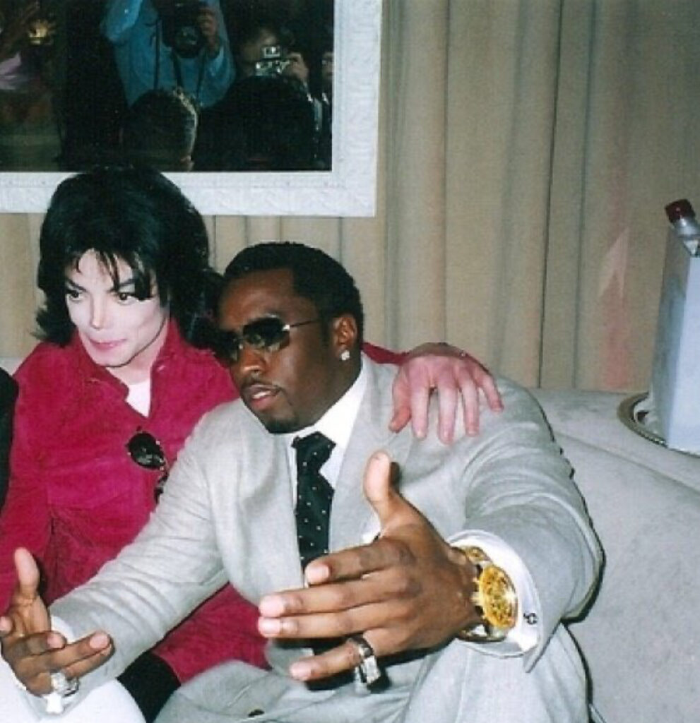 Michael Jackson y Sean Diddy Combs 
