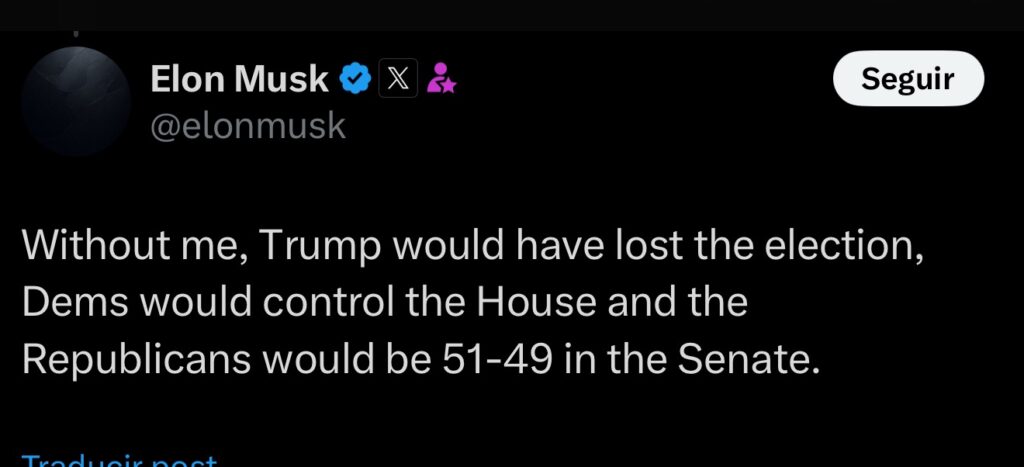 Elon Musk contra Trump