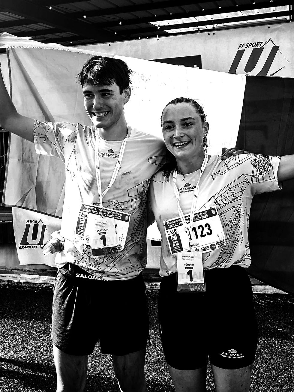 Championnats de France universitaires de trail 2026 : un doublé qui récompense bien plus que la performance 🇫🇷