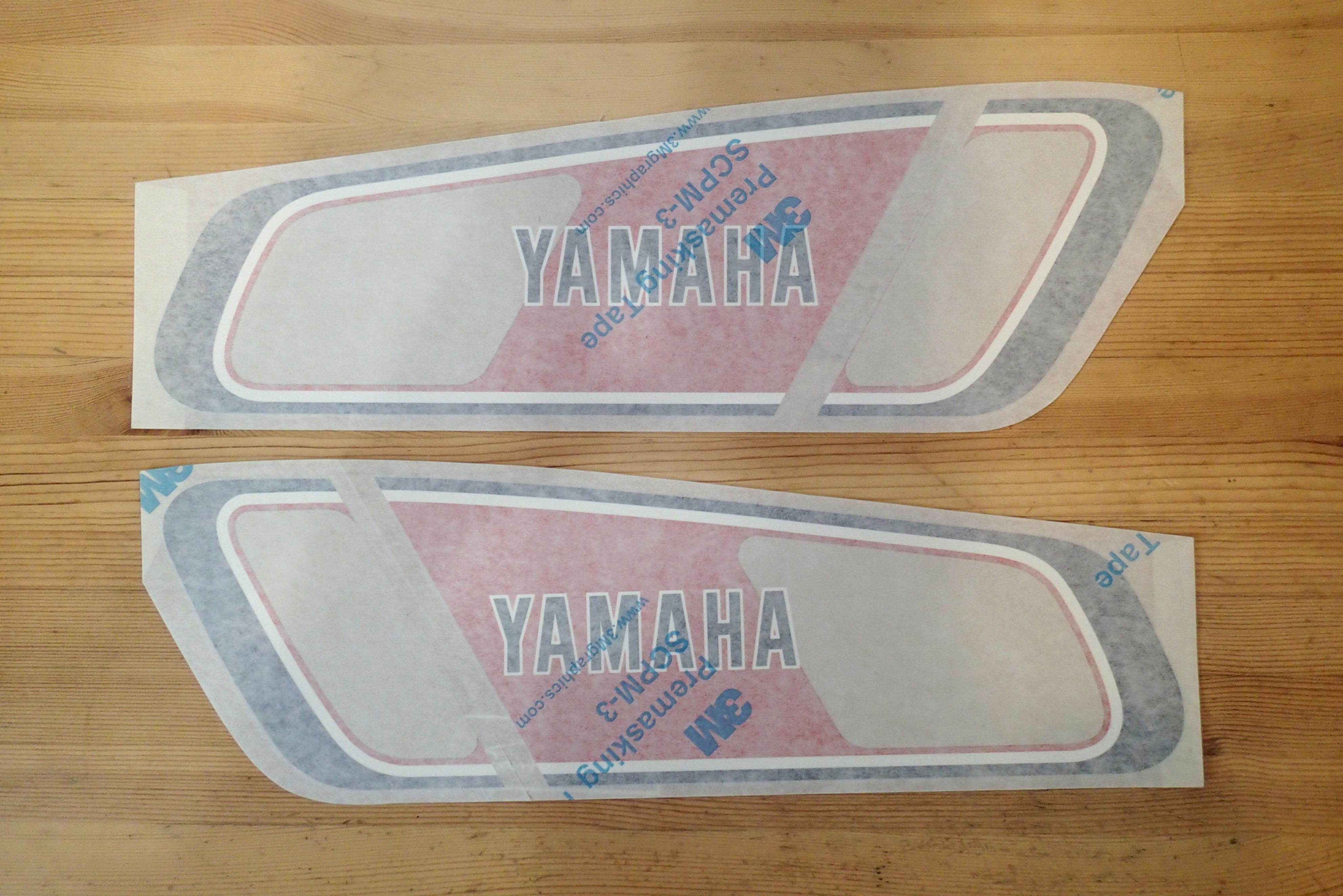 ヤマハ XT500　タンクデカール