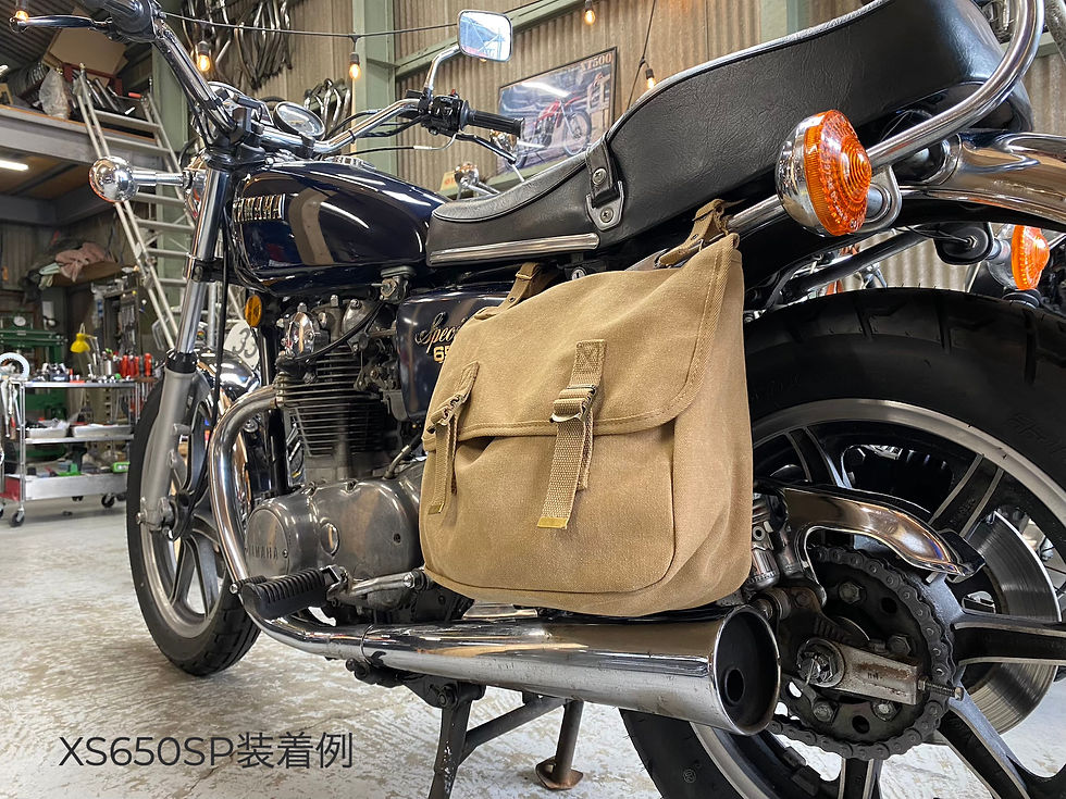 サムネイル： キャンバスサドルバッグ