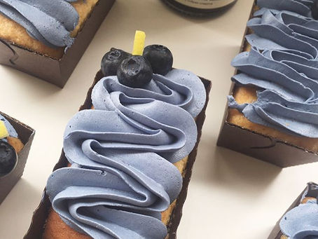 Mini Lemon and Blueberry Loaf Cakes..
