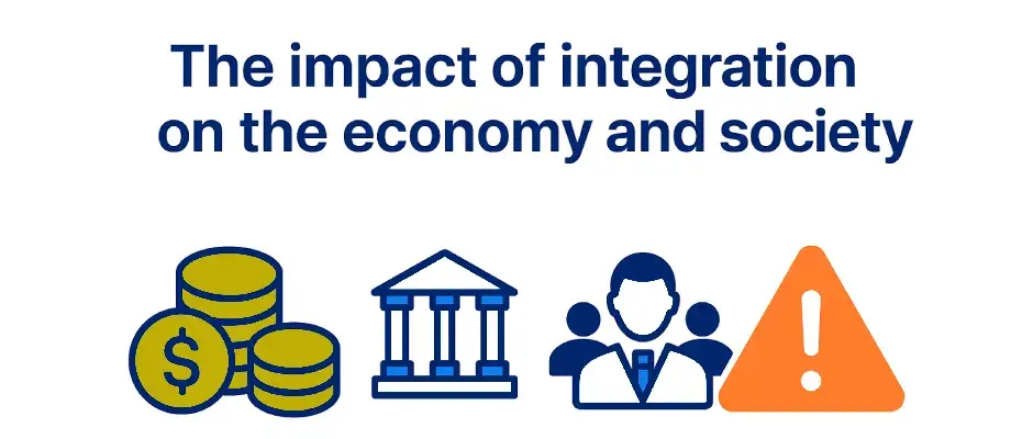 The impact of integration on the economy and society.