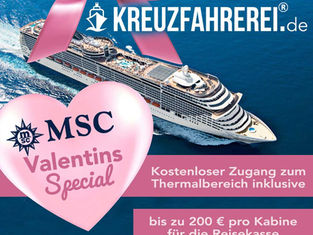 MSC Cruises Valentinstags Angebotspecial