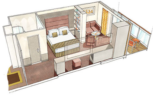 msc Yacht Club Deluxe Grand Suite-YCP