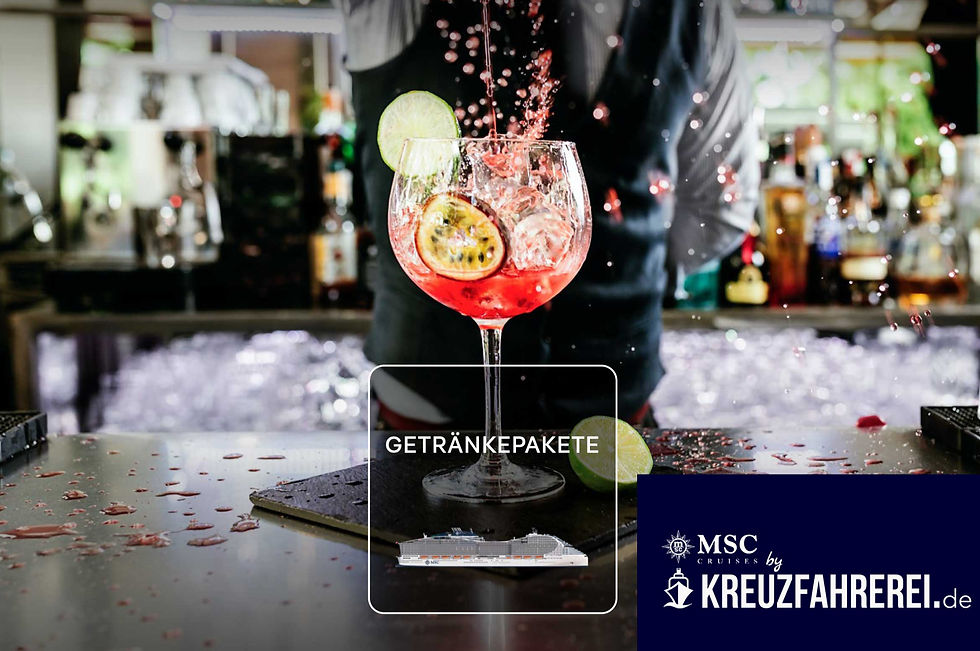 Easy Plus Getränkepaket wird bei MSC gestrichen Änderung Getränkepaket