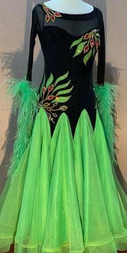 slim fit dress slacks Kids Green Girls' Satin Party Dress Green Solid Color Wedding Mesh Princess Ballroom Dress, Tulle Dress Flower Girl's Dress Summer Spring Fall 5-6