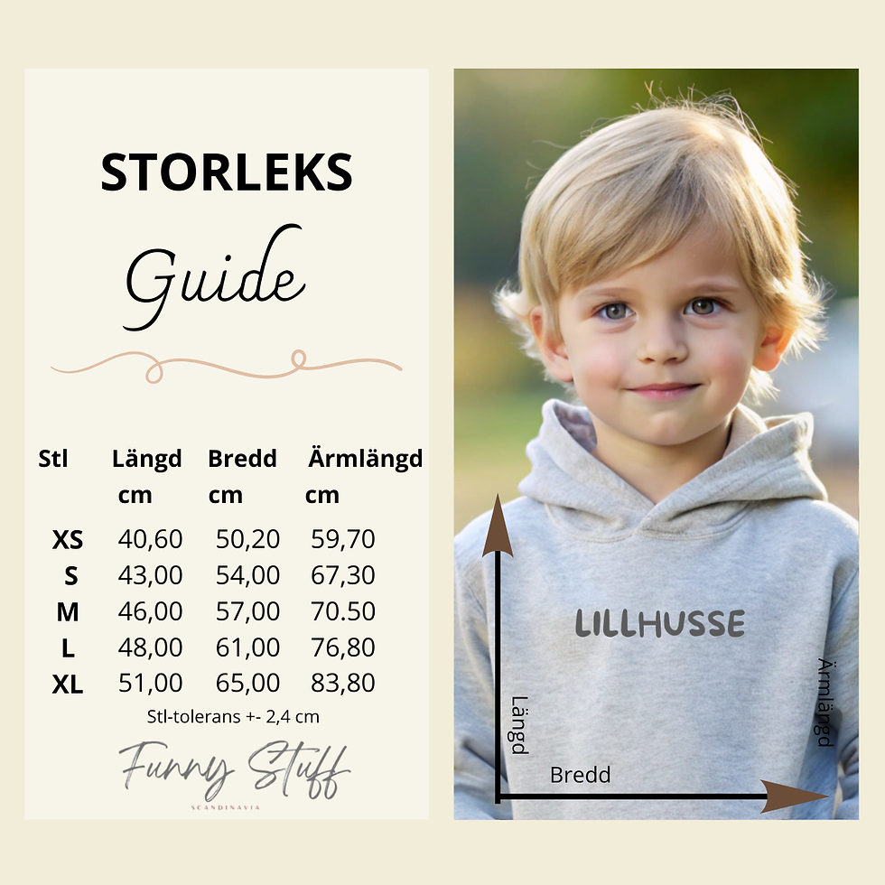 Thumbnail: Lillhusse, hoodie för barn