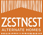 Logo in a signature orange colour designed for alternate homes building company in South Coast, New South Wales.