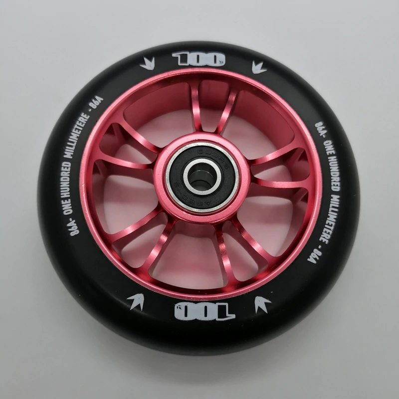 Blunt Envy Colt Wheel 100mm - BLACK/Red