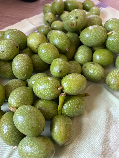 Groene walnoten
