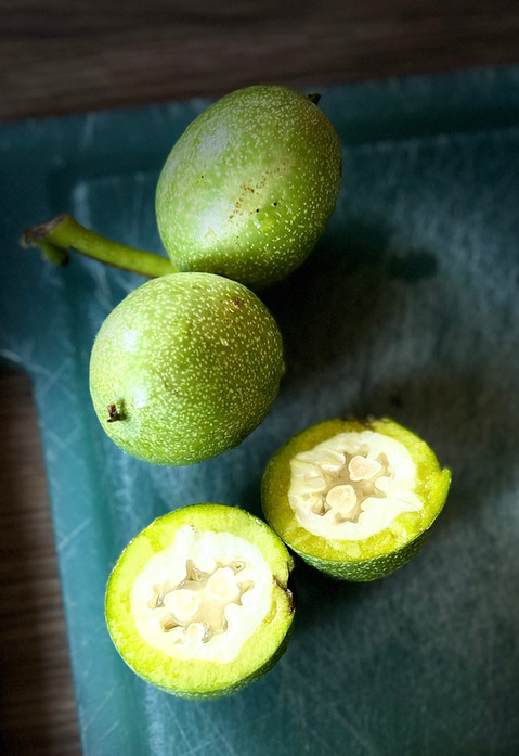 Groene walnoten
