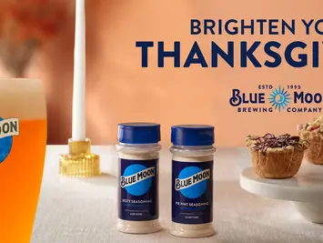 Blue Moon Limited Edition Thanksgiving Seasoning Blends and Pie Pints