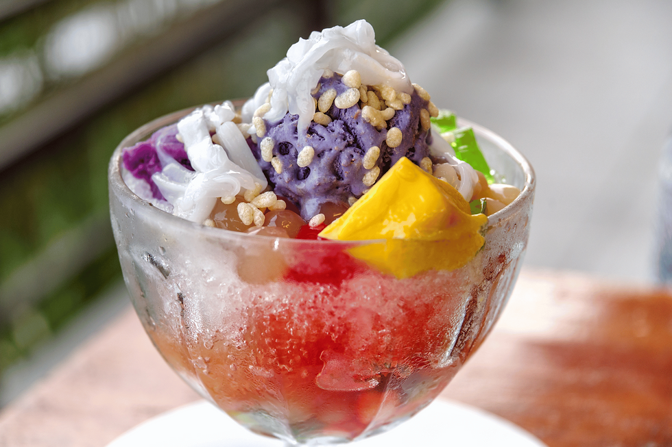 halo halo filipino dessert