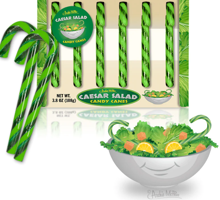 These Butter, Sardine, and BrisketFlavored Candy Canes Make the