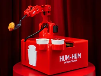 Heinz's New Hum Hum Robotic Dipper Takes Gaming Snacks to the Next Level