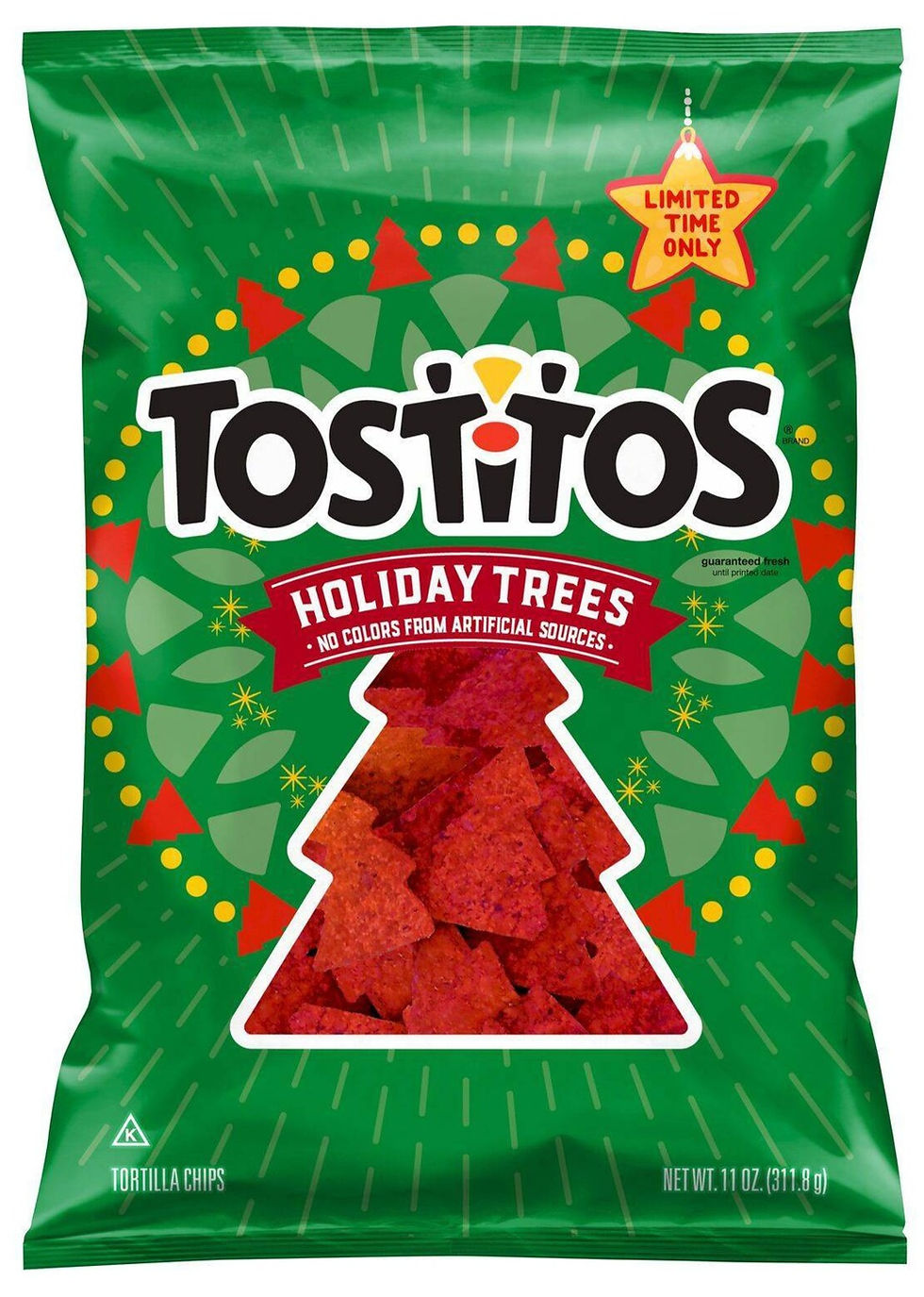 Tostitos holiday trees tortilla chips