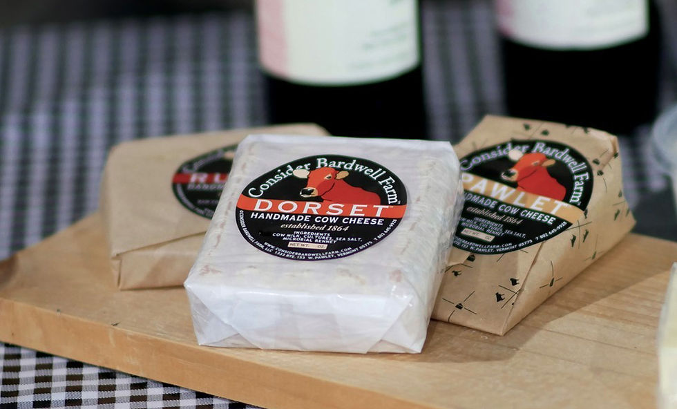 Consider Bardwell Farm Dorset, Pawlet and Rupert cheese.