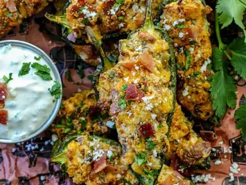 Mexican Street Corn Jalapeno Poppers