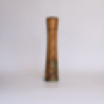 New Zealand handcrafted Blackwood pepper grinder mill with branches detail No 437