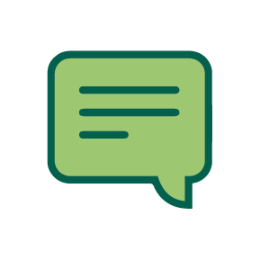 Green Speech Bubble Icon