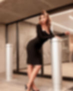 Tshegofatso Mnguni, the owner of Lumiere Luxury Hair, wearing Lumiere Luxury Hair