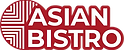 Red logo with text reading ASIAN BISTRO, perfect for a restaurant.