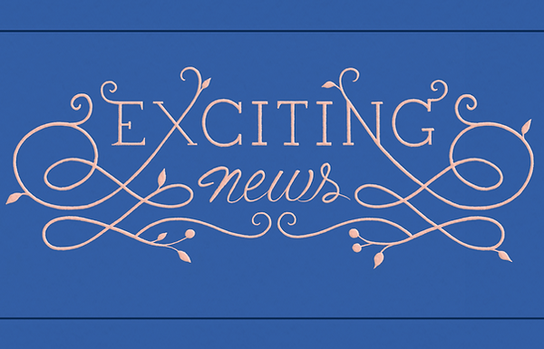 Exciting News