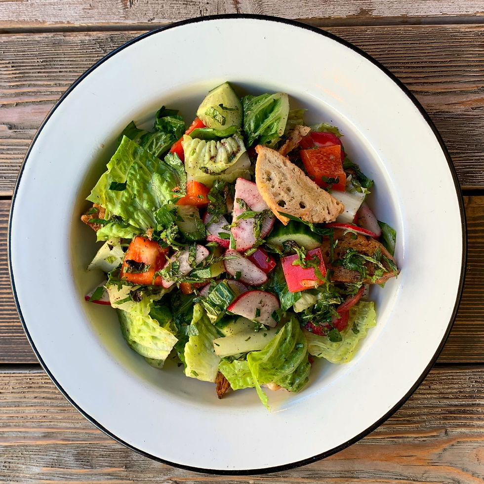 FATTOUSH WITH ANCHOVIES image
