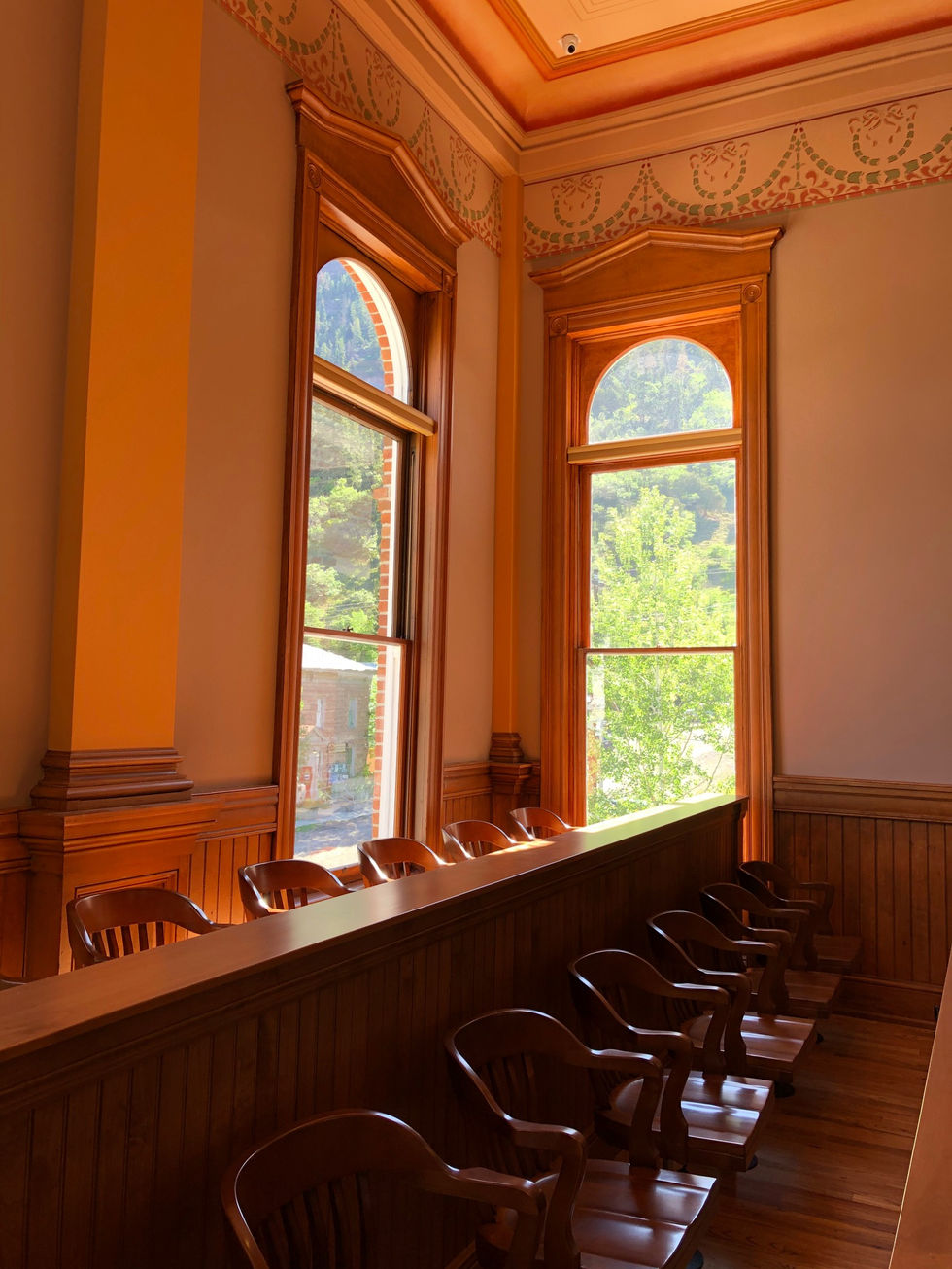 Ouray County Courthouse Courtroom