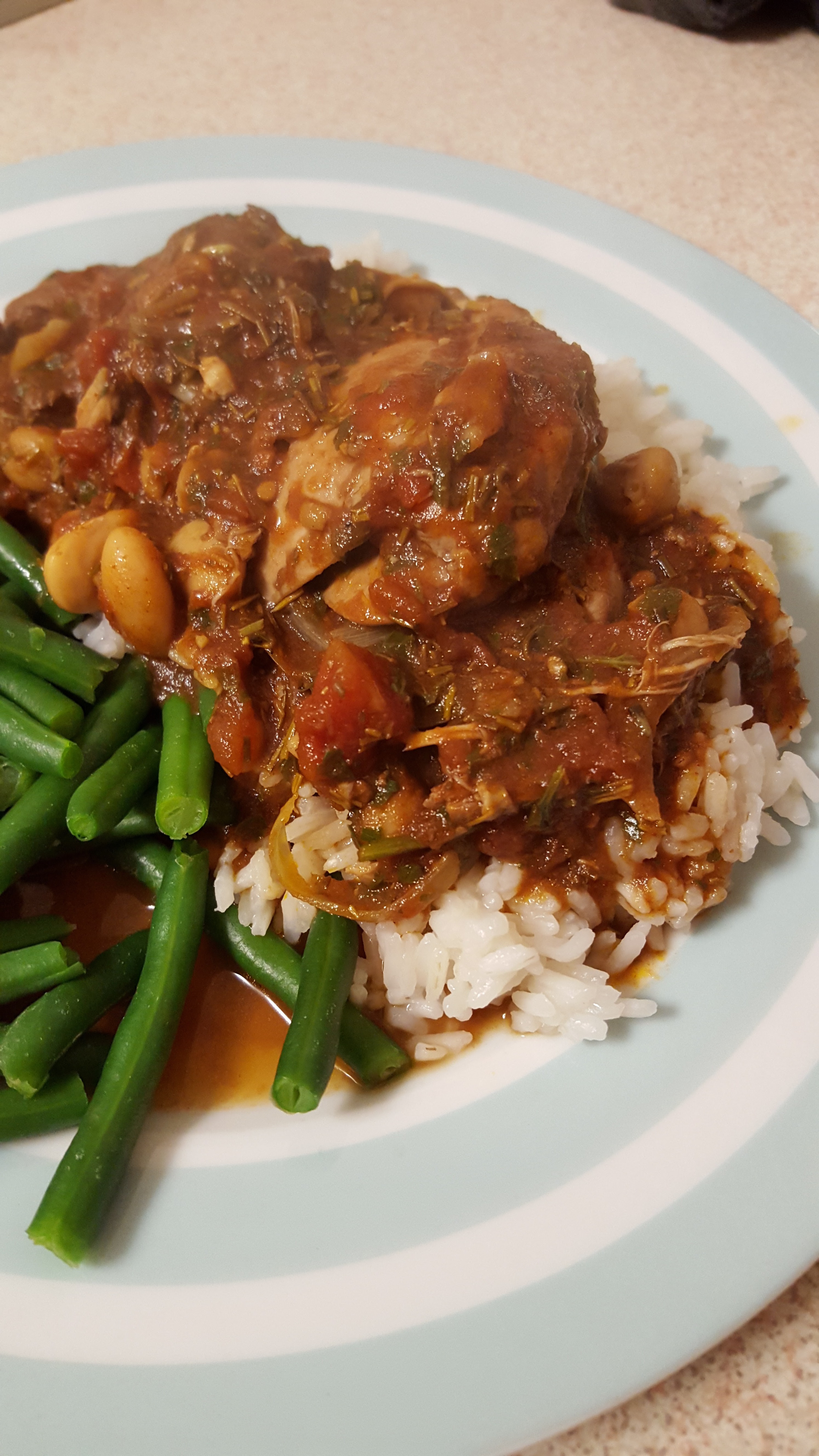 Arranged Food and Objects