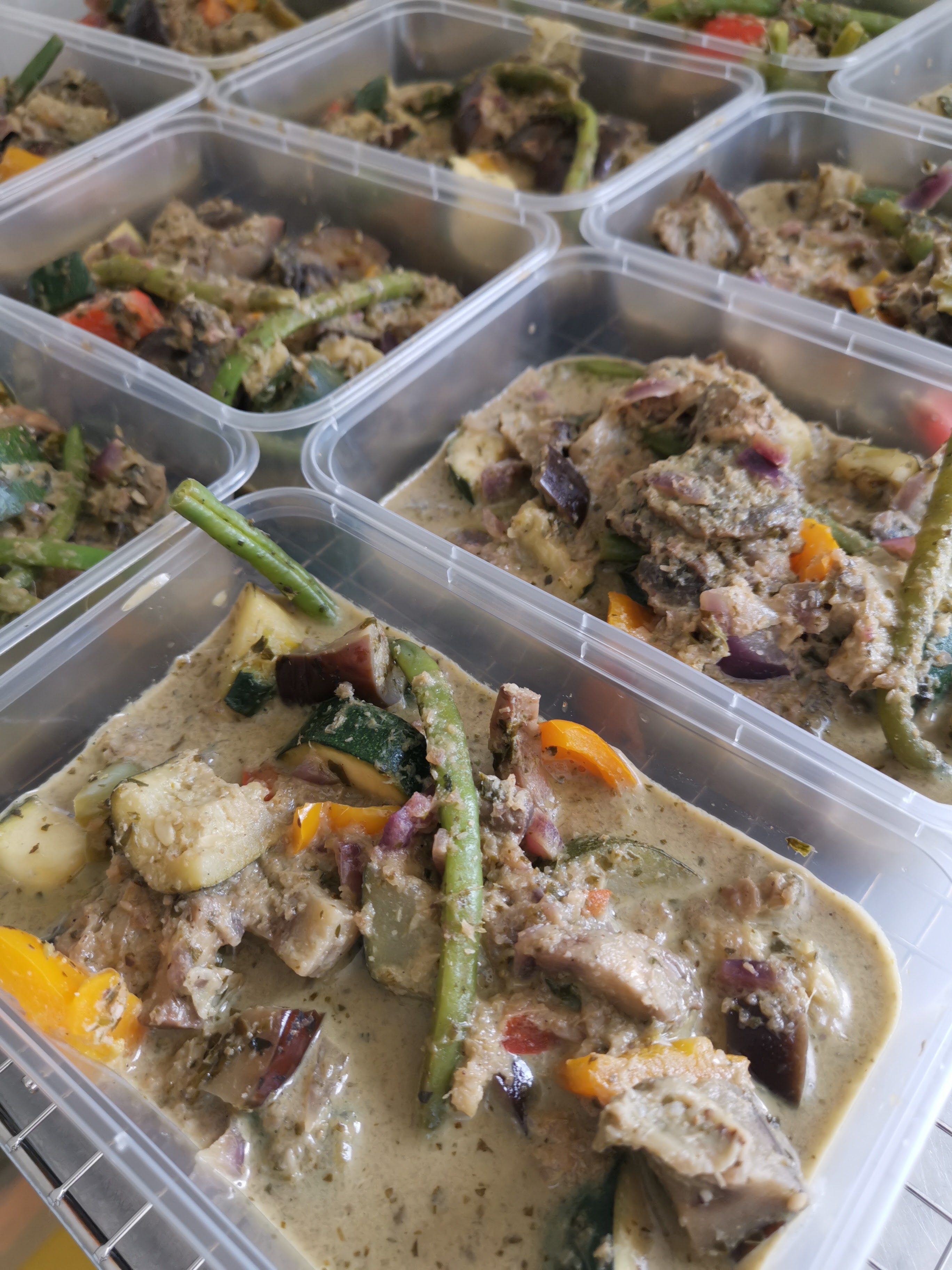 Arranged Food and Objects