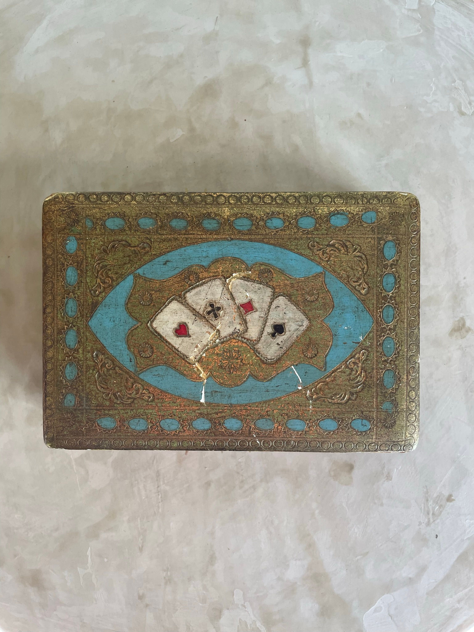 Florentine Card Box