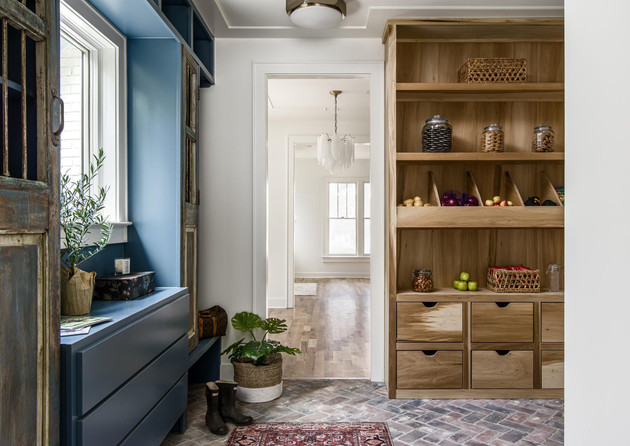 Drop Zone & Custom Pantry