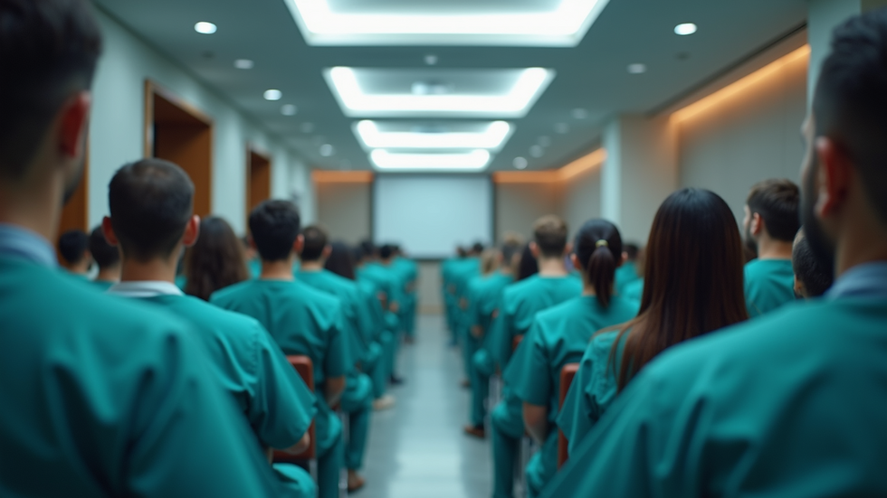 Participants engage in a vibrant medical education event.
