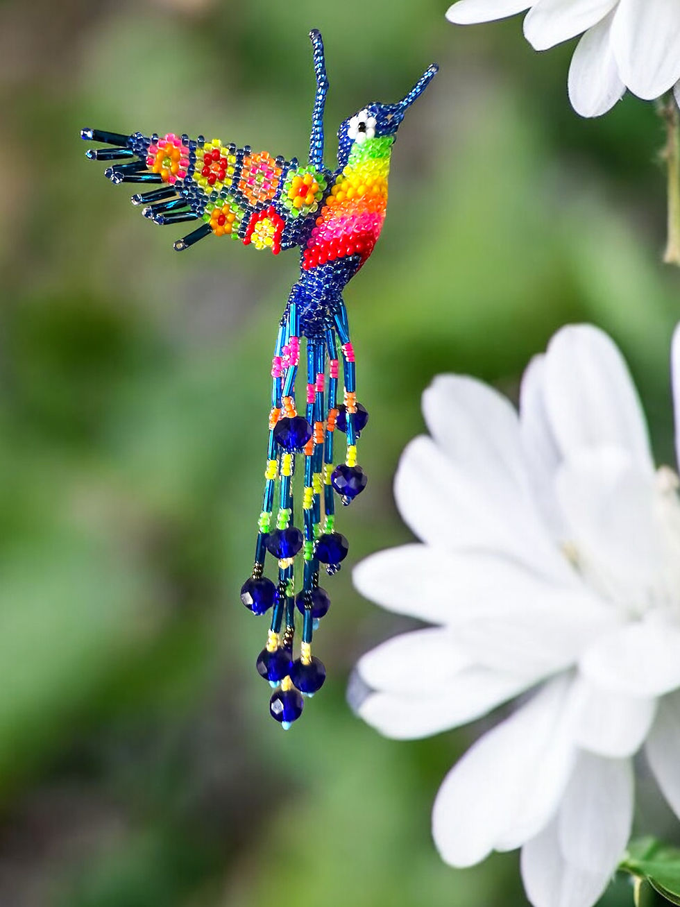 Thumbnail: Glass beaded Colibri