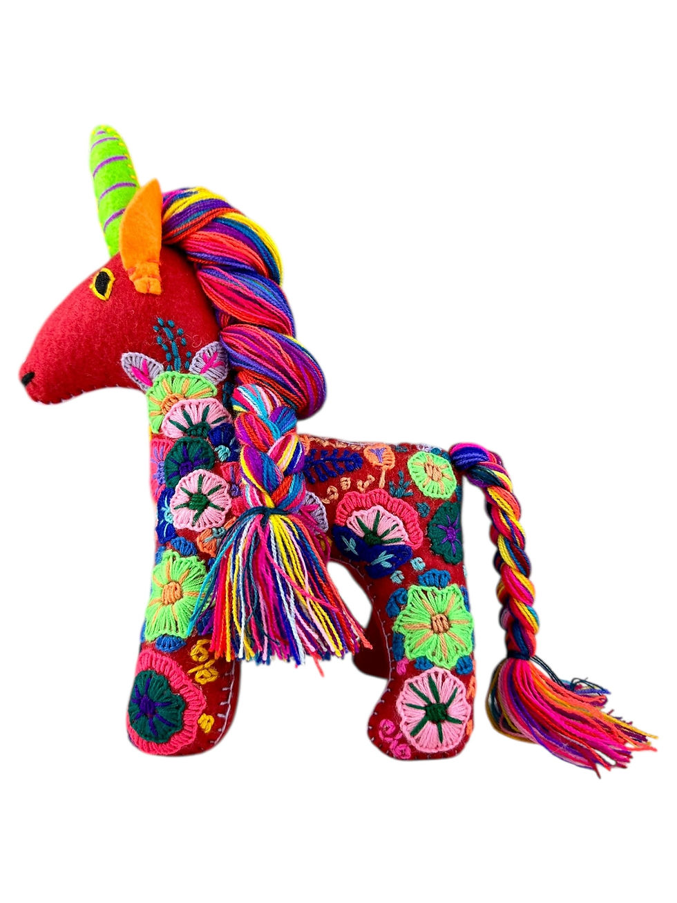 Stuffed toys, hand embroidered, made in mexico