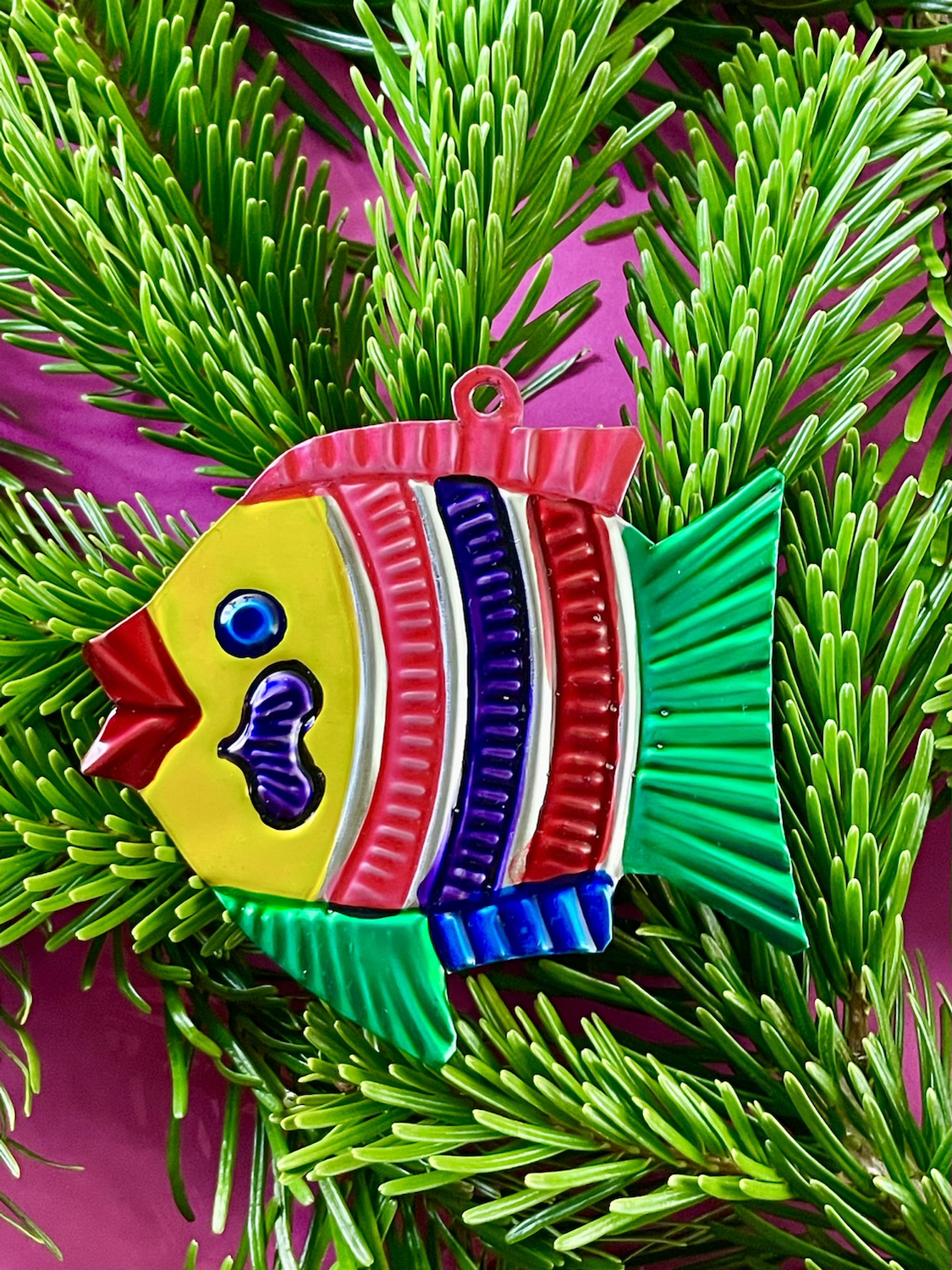 Fisch - Weihnachtsbaum Zinn Ornament