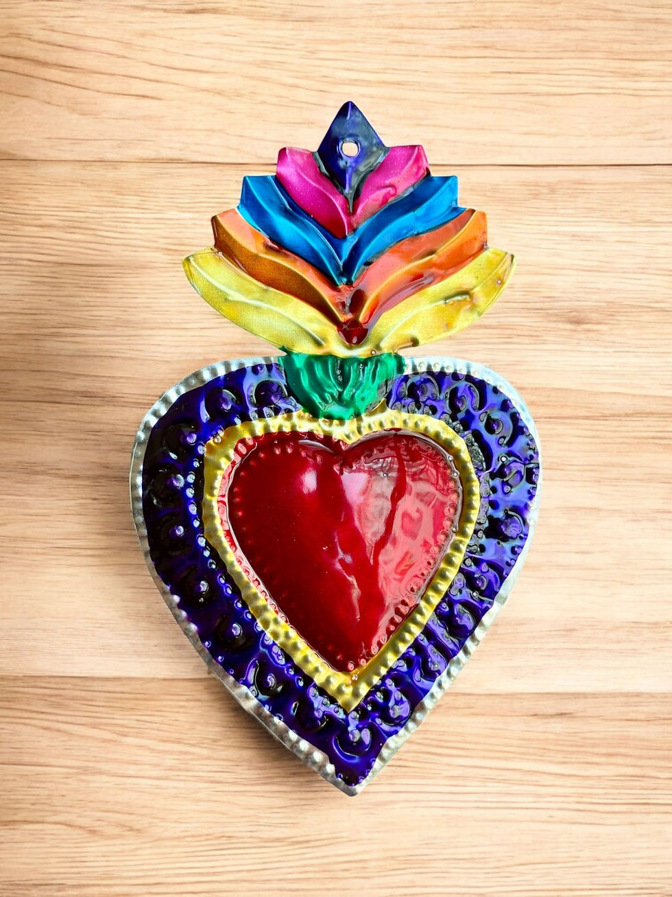 Thumbnail: Mexican Milagro Tin Heart