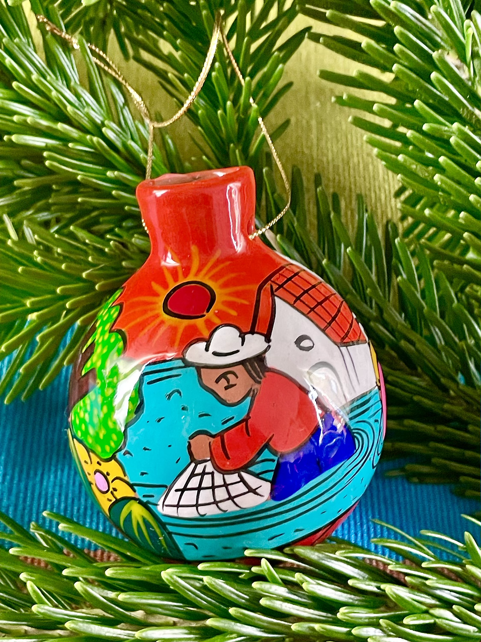 Miniaturbild: Handgemachter Weihnachtsschmuck aus Ton - Geschichten