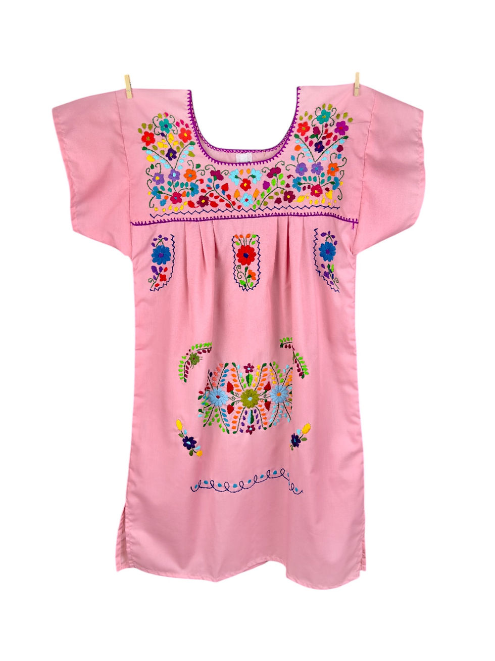 Thumbnail: Puebla dress, mexican dress, hand embroidered dress, San Gabriel Chilac, Tehuacan dress