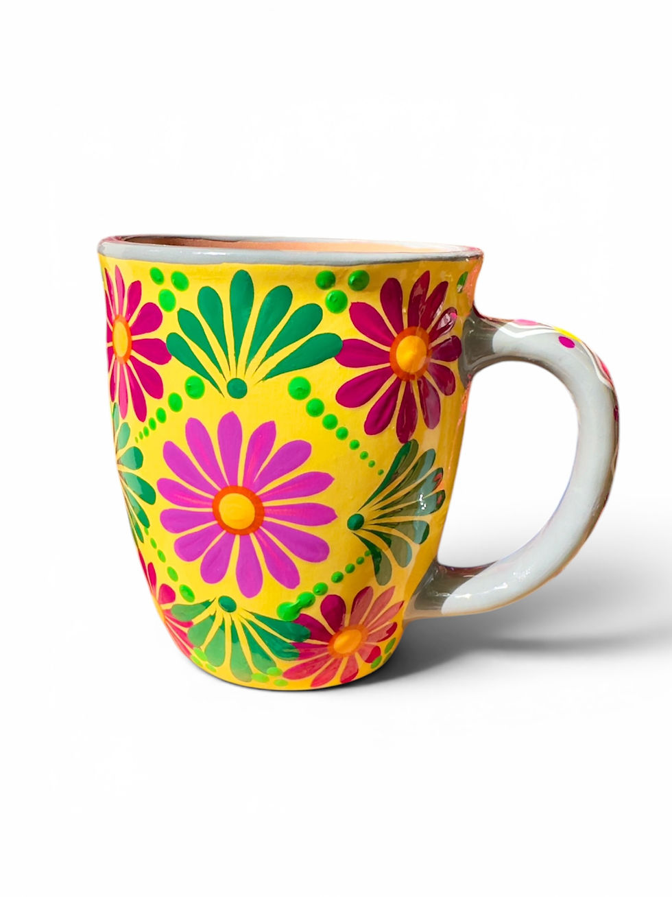 Thumbnail: Hand-painted mug - Flowers